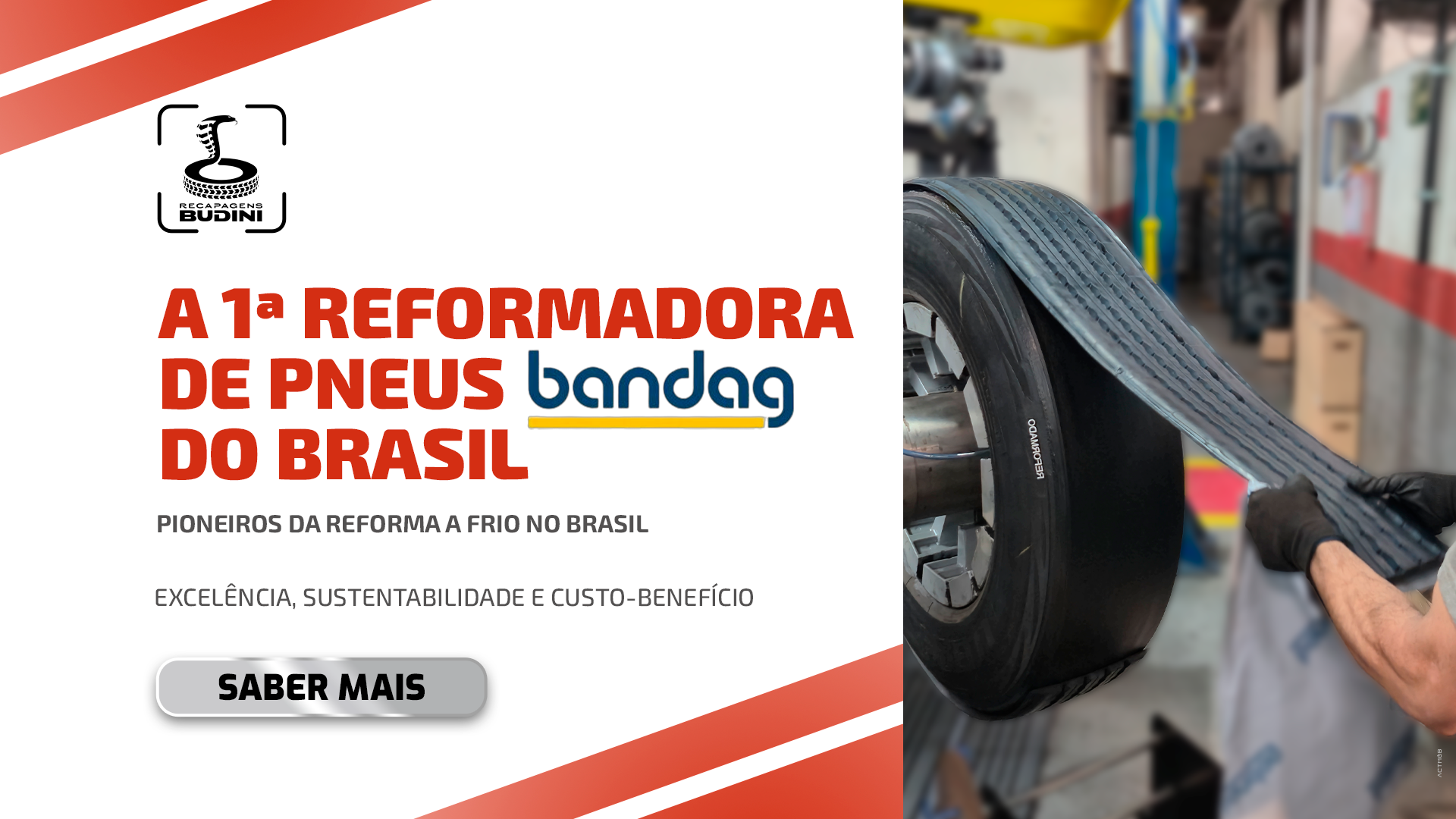 A primeira reformadora de pneus do brasil